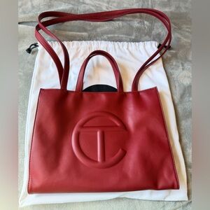 Telfar Oxblood Medium Bag